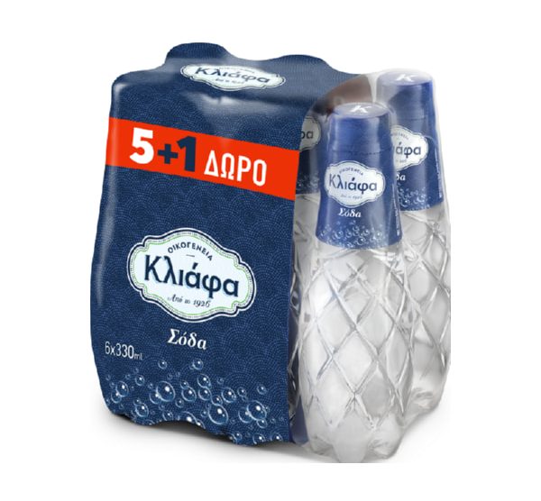 Κλιάφα Σόδα (5+1) 330ml PET