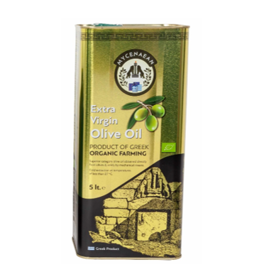 Βιολογικό Εξαιρετικό Παρθένο Ελαιόλαδο 5Lt Mycenean