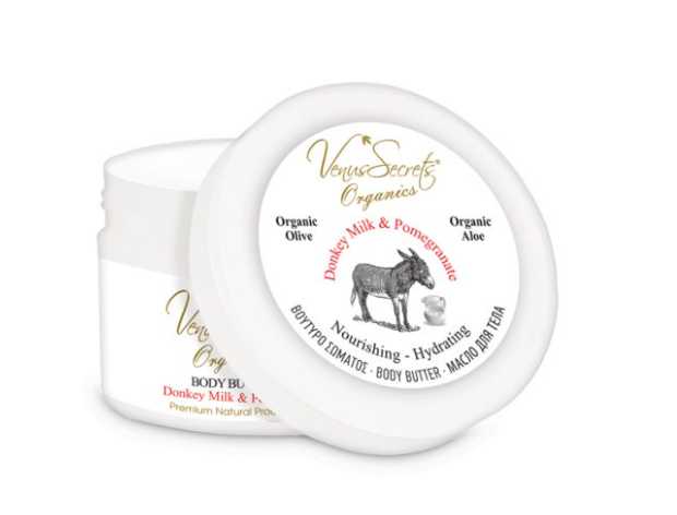 Donkey Milk Body Butter με Ρόδι 75ml/125ml/270ml