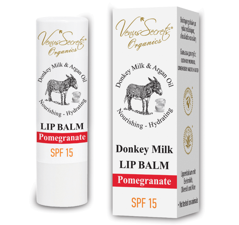 Donkey Milk Lip Balm Ρόδι