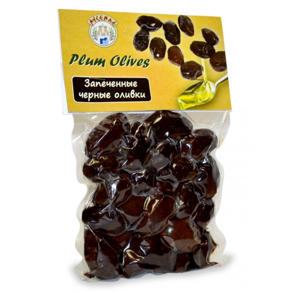 Ελιές Μαύρες Φούρνου 200gr MYKHNAIKH