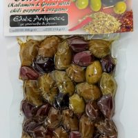 Vacuum pack 200gr mixed olives