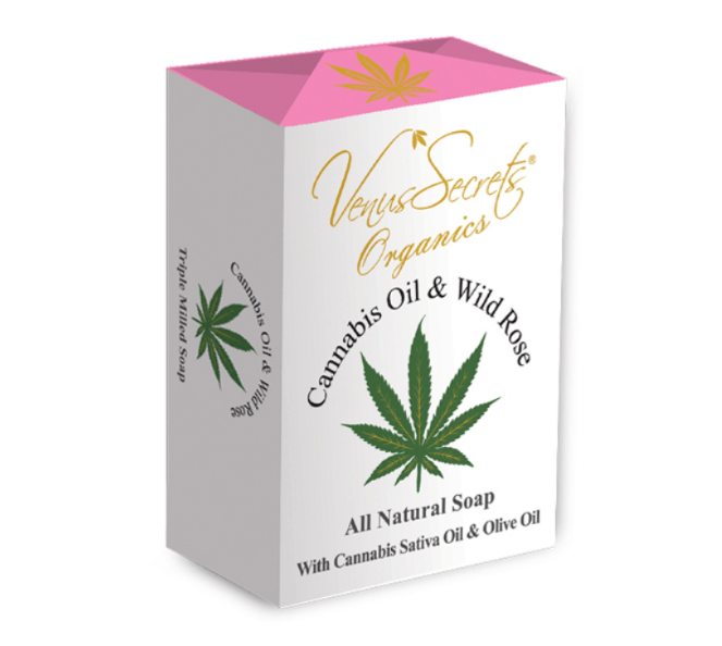 Σαπούνι με Έλαιο Κάνναβης και Άγριο Τριαντάφυλλο 110gr