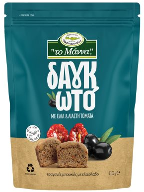 ΔΑΓΚΩΤΟ "Το Μάννα" με Ελιά και Ντομάτα 70gr