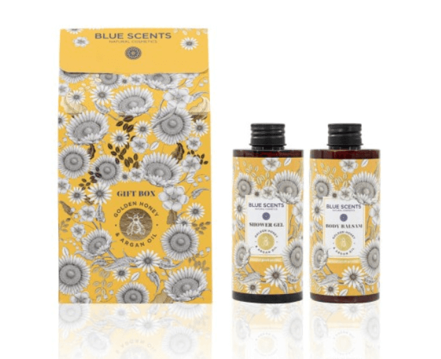 BLUE SCENTS GIFT BOX Golden honey & Argan oil