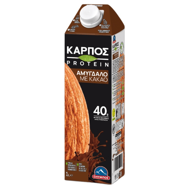 Όλυμπος Γάλα Αμυγδάλου Πρωτεΐνη Κακάο 1lt
