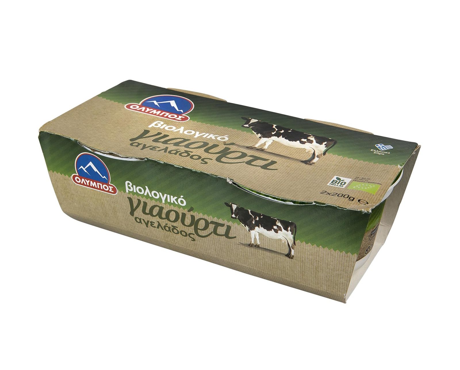 Όλυμπος Βιολογικό Γιαούρτι Αγελάδος 2*200gr