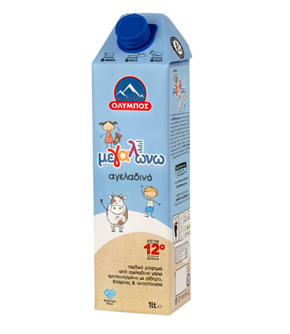 Όλυμπος Γάλα Αγελαδινό Μεγαλώνω 3,5% 1lt