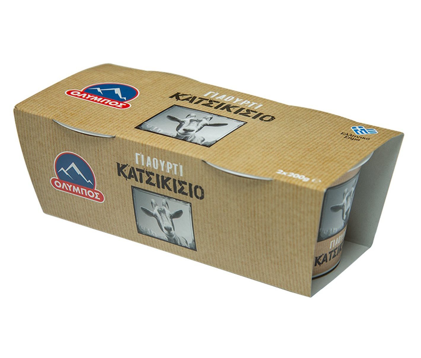 Όλυμπος Γιαούρτι Κατσικίσιο 4% 2*200gr