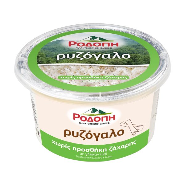 Creamy Rice Pudding No Sugar 160gr