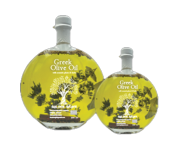 Άρτυμα Ελαιόλαδου "Στρόγγυλο" με Αρωματικά Φυτά και Βότανα 200ml-500ml