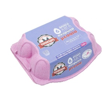 Αυγά 6αδα Μ Αχυρώνα 53-63GR ΑΛΜΑ ΖΩΗΣ Ά Κατηγορίας