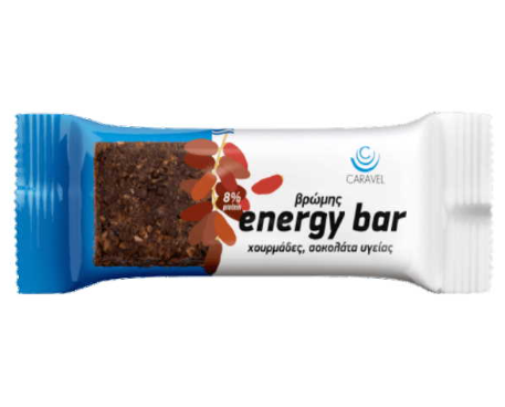 Μπάρες Βρώμης με Χουρμάδες και Σοκολάτα Υγείας 50gr