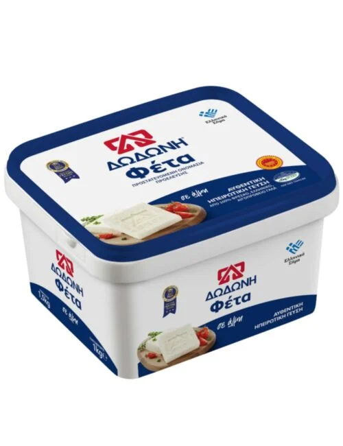 Dodoni Feta Cheese 1kg Plastic Container