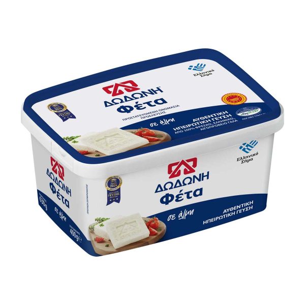 Dodoni Feta Cheese 400gr Plastic Container