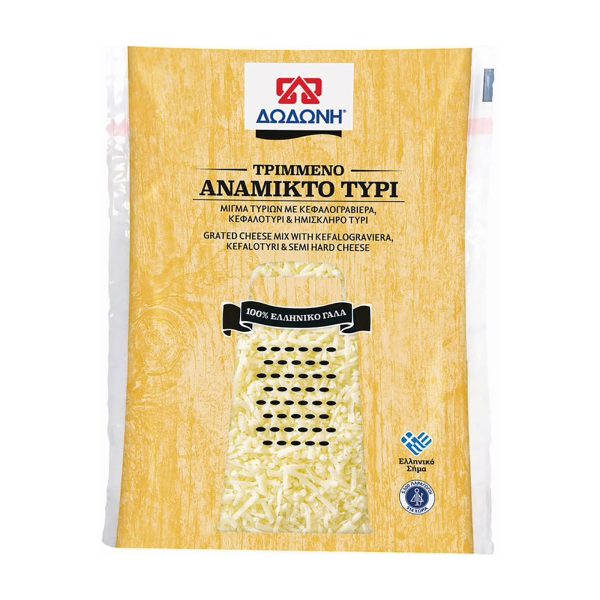 Δωδώνη Ανάμικτο Τυρί Τριμμένο 200gr