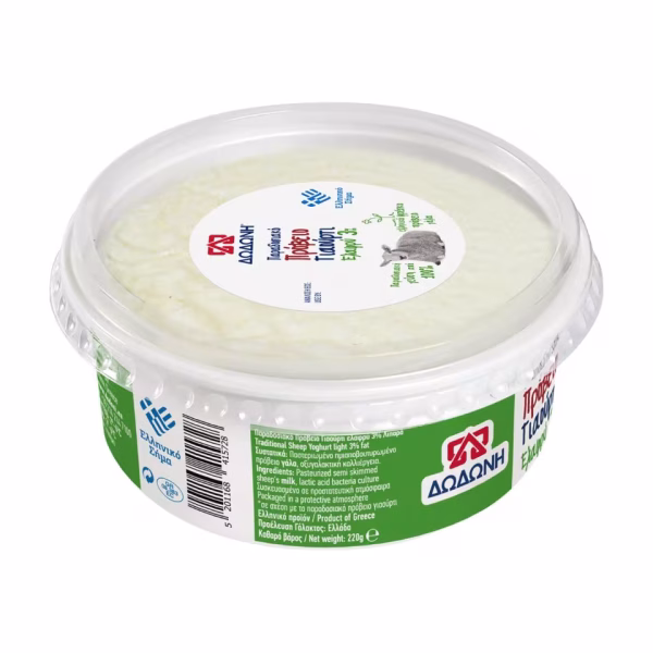 Δωδώνη Παραδοσιακό Πρόβειο Γιαούρτι 3% 200gr