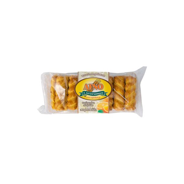 Braided Orange Cookies "AGNO" 400gr