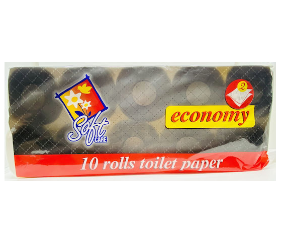 Toilet paper SoftCare 10 pieces 2-ply 60gr ECONOMY